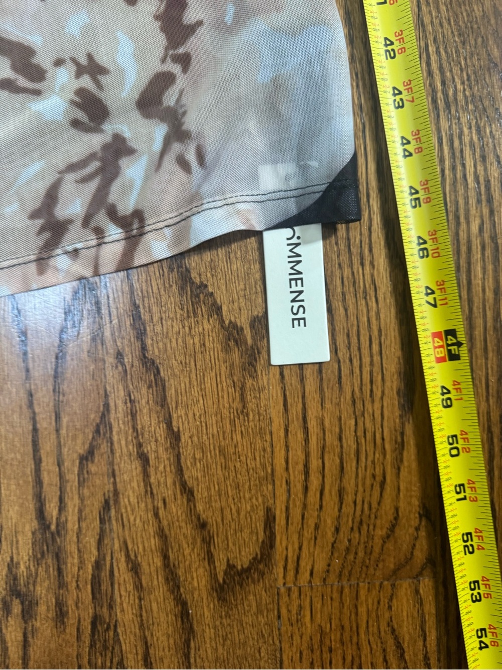 Commense mesh Strapless Black Floral Midi Dress - Picture 5 of 7